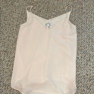 Express Cream Sleeveless Fitted Camisole